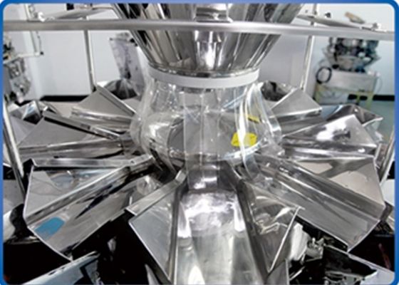 Χοάνη 300g 10 πρόχειρων φαγητών 2.5L επικεφαλής Weigher Multihead