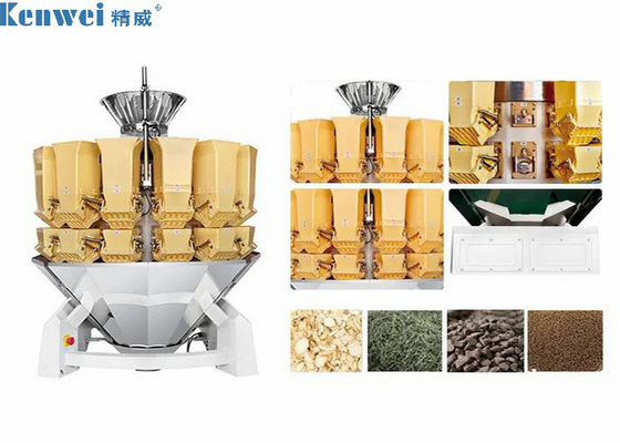 Weigher Multihead χάλυβα άνθρακα με την πλαστική χοάνη 2.0L